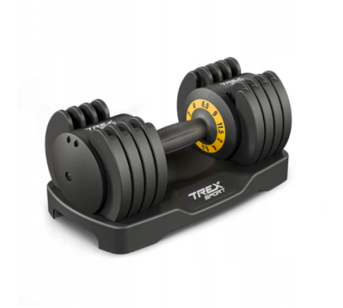 Гантель розбірна Trex Sport 2 - 11,5 кг чорний