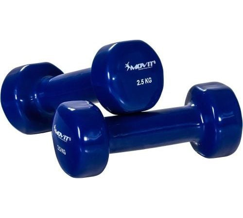 Гантелі вінілові Movit 2 х 2,5 кг