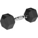 Гантелі шестигранні чавунні REBEL ACTIVE HEX, 2 х 5 кг