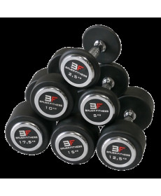 Прогумована гантель 35 кг Bauerfitness AC-12414