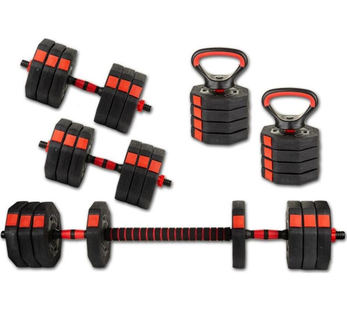 Гантелі розбірні Eb Fit 4-в-1 2 х 10 кг