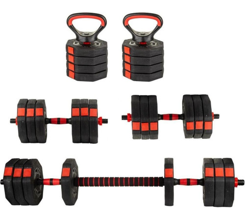 Гантелі розбірні Eb Fit 4-в-1 2 х 10 кг