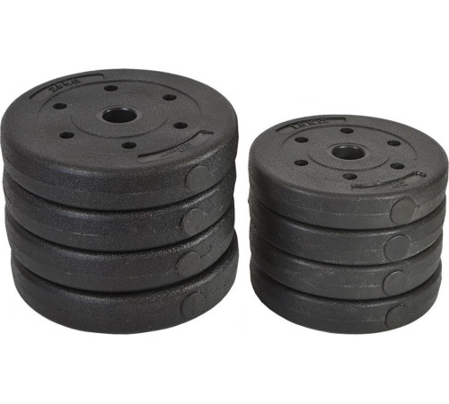 Гантелі розбірні бітумні Eb Fit B/Box 2 х 8 кг