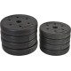 Гантелі розбірні бітумні Eb Fit B/Box 2 х 8 кг