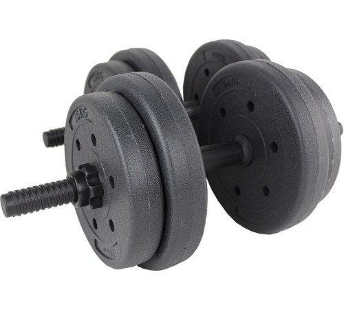 Гантелі розбірні бітумні Eb Fit B/Box 2 х 8 кг