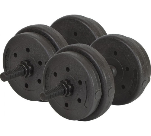 Гантелі розбірні бітумні Eb Fit B/Box 2 х 8 кг