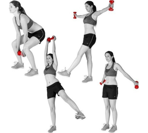 Гантелі вінілові Movit 2 х 4 кг