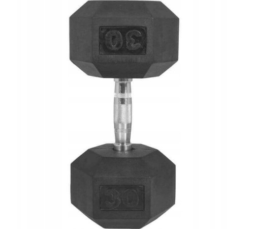 Гантель шестигранна Gorilla Sports Hex 30 кг