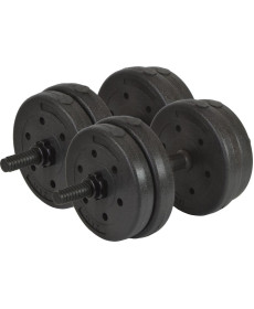 Гантелі розбірні бітумні Eb Fit 2 х 10 кг