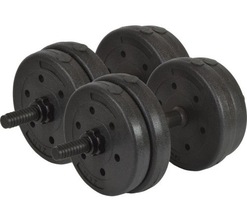 Гантелі розбірні бітумні Eb Fit 2 х 10 кг Гантелі розбірні бітумні Eb Fit 2 х 10 кг