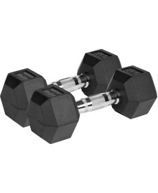  Гантелі шестигранні чавунні REBEL ACTIVE HEX, ​​2 х 7 кг 