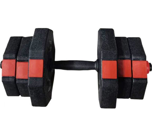 Гантелі розбірні Eb Fit з перехідником для штанги 2 х 10 кг Гантелі розбірні Eb Fit з перехідником для штанги 2 х 10 кг