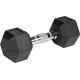 Гантелі шестигранні чавунні REBEL ACTIVE HEX, 2 x 8 кг