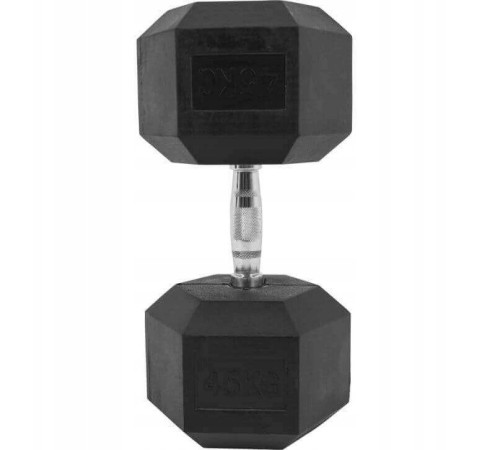 Гантель шестигранна Gorilla Sports Hex 45 кг