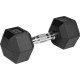 Гантелі шестигранні чавунні REBEL ACTIVE HEX, 2 х 10 кг