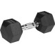 Гантелі шестигранні чавунні REBEL ACTIVE HEX, 2 х 9 кг