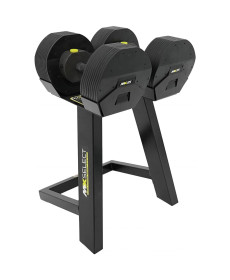 Стійка з гантелями MX SELECT MX85 2 х 38,6 кг, чорна