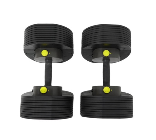 Стійка з гантелями MX SELECT MX85 2 х 38,6 кг, чорна