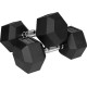 Гантелі шестигранні чавунні REBEL ACTIVE HEX, 2 х 15 кг