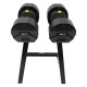 Стійка з гантелями MX SELECT MX55 2 х 24,9, чорна
