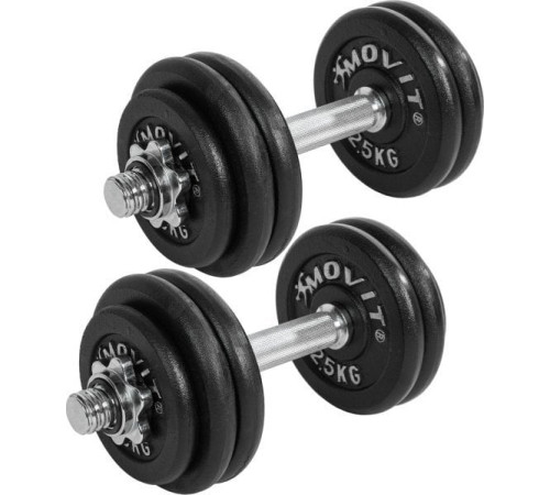 Гантелі розбірні чавунні Movit M73958 2 x 15 кг