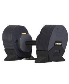 Гантелі розбірні MX SELECT MX55 2 х 24,9 кг, чорні