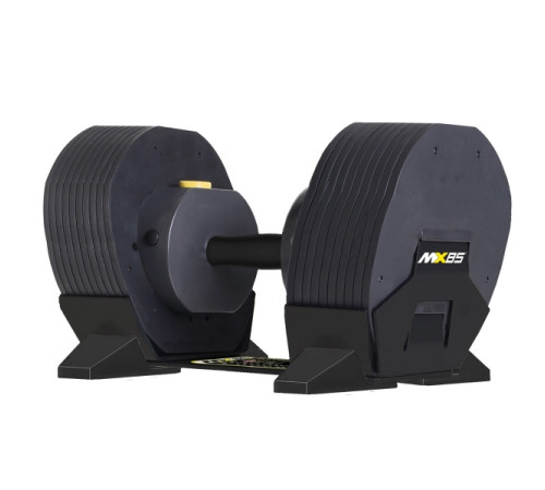 Гантелі набірні MX SELECT MX55 2 х 24,9 кг, чорні