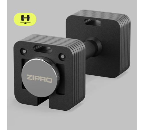 Гантель Zipro з регульованим навантаженням КВАДРАТ 16 кг