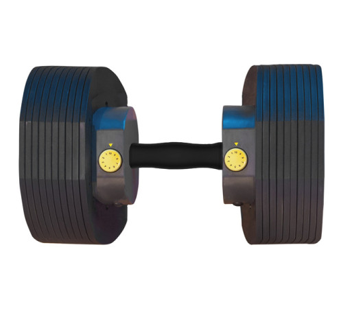Гантелі набірні MX SELECT MX85 2 х 38,6 кг, чорні