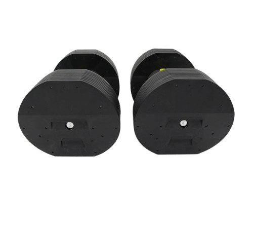 Гантелі набірні MX SELECT MX85 2 х 38,6 кг, чорні