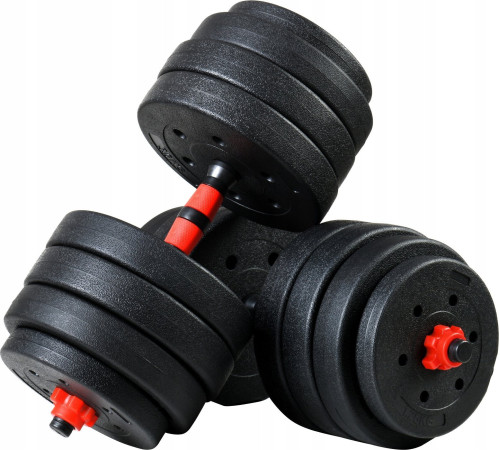 Набір бітумних гантелей Funfit 40 кг 2x20 кг Набір бітумних гантелей Funfit 40 кг 2x20 кг