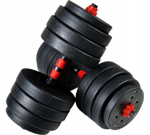 Набір бітумних гантелей Funfit 40 кг 2x20 кг Набір бітумних гантелей Funfit 40 кг 2x20 кг