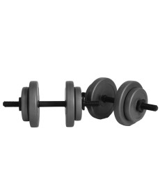 Гантелі розбірні WCG 2 х 8 кг сірі