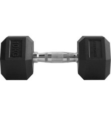 Гантель шестигранна прогумована Thorn+Fit Hex, 10 кг