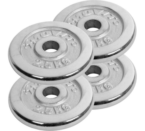 Гантелі розбірні хромовані Movit M01606 2 x 10 кг