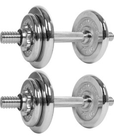 Гантелі розбірні хромовані Movit M01606 2 x 10 кг