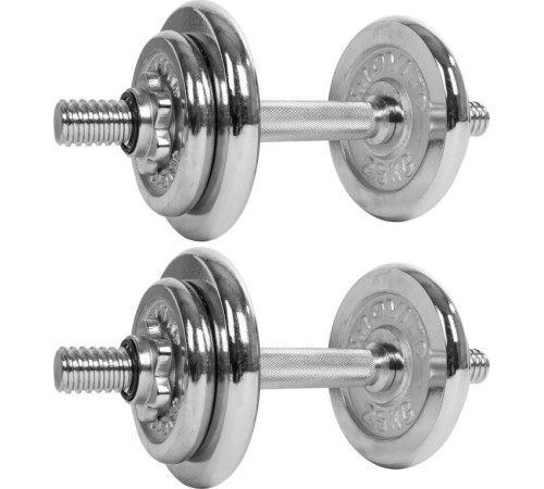 Гантелі розбірні хромовані Movit M01606 2 x 10 кг