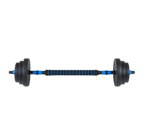 Гантелі розбірні бітумні THUNDER GYM-02 зі з'єднувачем для штанги, 2 x 10 кг