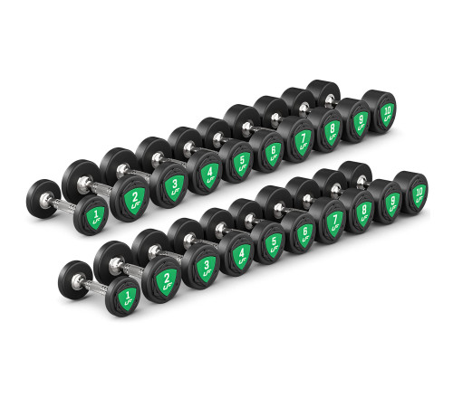 Гантелі прогумовані UpForm UFD-SET-110 2 х 1-10 кг
