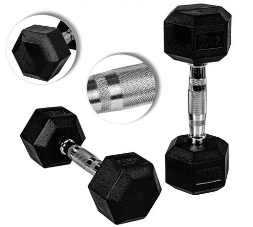 Гантелі шестигранні Movit 2 x 8 кг