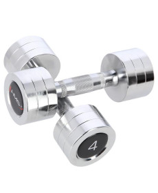 Гантелі сталеві HMS CHD04, 2 х 4 кг