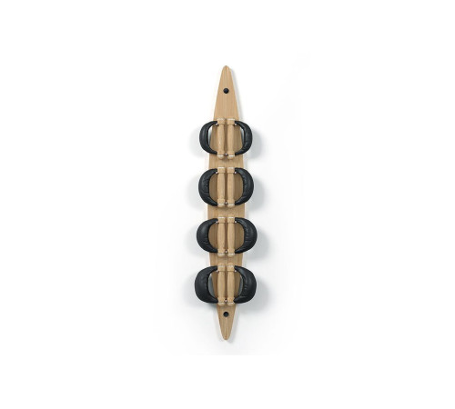Гантелі з підставкою NOHrD SwingBel Board 2-8 Kg Set Natural Ash Leather
