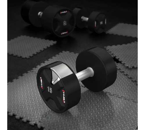 Гантель сталева HMS HPC, 15 кг