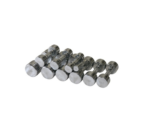 Хромована гантель 9 кг Bauerfitness AC-1519 Хромована гантель 9 кг Bauerfitness AC-1519