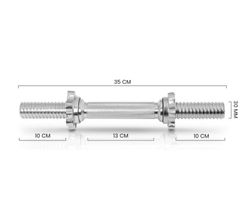 Гантелі розбірні Gorilla Sports 100696-00003-0030 2 x 14 кг