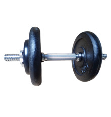 Hantla Jednoręczna Chromowana Ciężarek Obciążenie Solidne KUBISPORT 15 kg