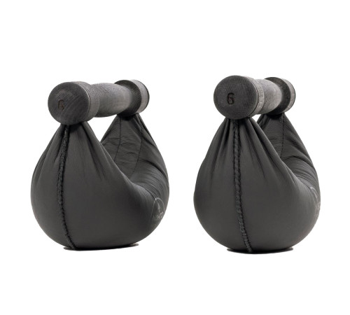 Гантелі NOHRD SwingBell Чорний Бук 2 х 6 кг