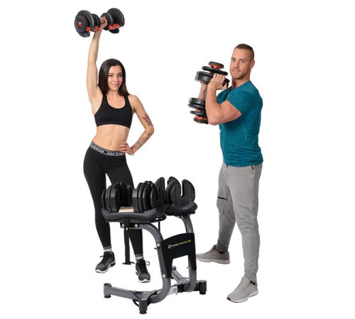 Набір регульованих гантелей HMS SR52 + стійка STR10