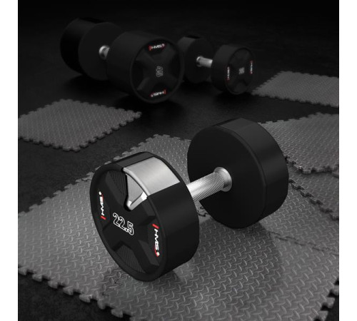 Гантель сталева HMS HPC, 22.5 кг