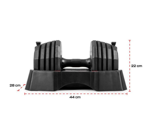 Гантелі набірні Gymstick Quicklock 22,5 кг